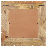 Mirror 50x50 cm Solid Mango Wood 321635