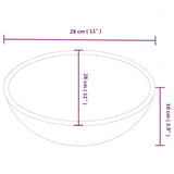 Wash Basin White 28x28x10 cm Ceramic 242569