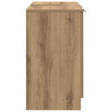 Bathroom Cabinet with Storage Artisan Oak 64.5 x 33.5 x 59 cm 880744