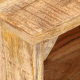 Bedside Table 40x30x50 cm Rough Mango Wood 320928