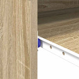 Desk with Drawer Sonoma Oak 77.5 x 43 x 79 cm Engineered Wood 869516