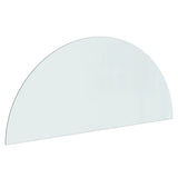 Fireplace Glass Plate Half Round 1200x500 mm 324113
