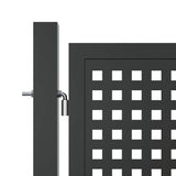 Garden Gate Anthracite 400x125 cm Steel 154571