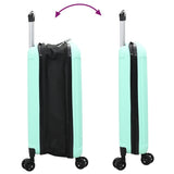 ZNTS Hard Shell Suitcase 28" Mint Green 50x30x76 cm 42006252
