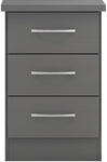 ZNTS Nevada 3 Drawer Bedside 100-103-080