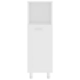 3 Piece Bathroom Furniture Set White Engineered Wood 3056943