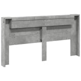 Headboard Concrete Grey Engineered Wood 3418701