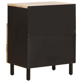 Bedside Cabinet White 50 x 33 x 60 cm Solid Mango Wood 4017874