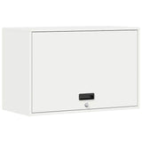 Wall Cabinet for Garage with Gas-lift Door White 883265