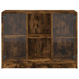 Sideboard Smoked Oak 102x37x75.5 cm Engineered Wood 3295875