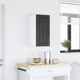 Kitchen Wall Cabinet Lucca Black Engineered Wood 853778