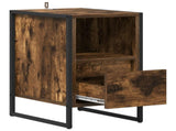 Bedside Table Smoke Oak 39.5 x 30 x 50 cm Engineered Wood 886658