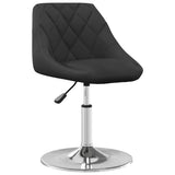 Swivel Dining Chairs 2 pcs Black Velvet 335280