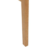 Dining Chair 2 pcs Natural and Light Solid Rubber Wood 42020503