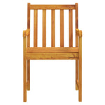 Garden Chairs 2 pcs Solid Acacia Wood 316609