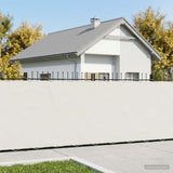 Balcony Privacy Screen 150 x 800 cm Polyester White 42036356