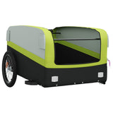 Bike Trailer Black and Green 45 kg Iron 94053