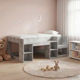 Kids'Bed Frame with Storage Concrete Grey 80 x 160 cm 3422622