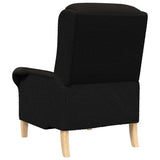 Armchair Black 76 x 94 x 102 cm Sharpa Fabric 42009855