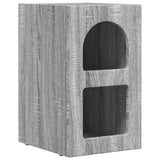 Bedside Table 2 pcs Grey Sonoma 29.5 x 33.5 x 50 cm 891237