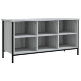 Shoe Cabinet Grey Sonoma 100x35x50 cm Engineered Wood 831841