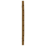 Wall Headboard Honey Brown 81x3x63 cm Solid Wood Pine 824746
