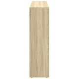 Room Divider Bookcase 3-Tier Sonoma Oak 137.5x29x103.5 cm Engineered Wood 857978
