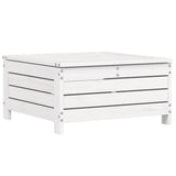8 Piece Garden Sofa Set White Solid Wood Pine 3250633