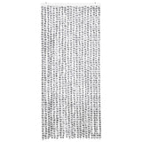 Insect Curtain Light and Dark Grey 90x220 cm Chenille 325455