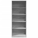 Wardrobe Grey Sonoma 80x50x200 cm Engineered Wood 3307725