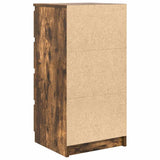 Sideboard Smoked Oak 37.5x35x76 cm Engineered Wood 861755