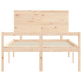 Senior Bed without Mattress 140x200 cm Solid Wood 3195481