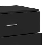 Sideboards 3 pcs Black Engineered Wood 3276610