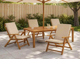 4-Piece High Back Bhair Cushions GEMERT 4 pcs 100% Polyester 945895