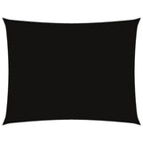 Sunshade Sail Oxford Fabric Rectangular 6x7 m Black 135772