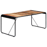 Dining Table 180x90x76 cm Solid Reclaimed Wood 247862