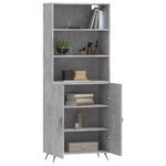 Highboard Concrete Grey 69.5x34x180 cm Engineered Wood 3189225