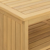 Garden Console Table Light Acacia 80 x 35 x 75 cm 42026800