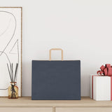 Paper Bags 250 pcs with Handles Blue 32x22x28 cm 4101932