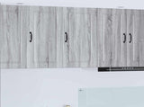 Wall Cabinet PORTO Grey Sonoma 40 x 31 x 80 cm Engineered Wood 885381