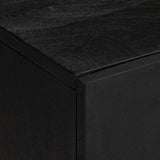 ZNTS Bathroom Sink Cabinet Black 62x33x58 cm Engineered Wood 4017667