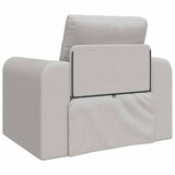 Sofa Bed Cloud Grey 98 x 71 x 83 cm Fabric 4106664