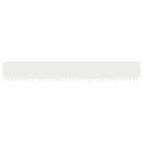 Lawn Edging 10 pcs 103 x 15 cm Steel White 8008451