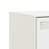 TV Cabinets 2 pcs White 67x39x44 cm Steel 841642