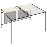 Gazebo with Retractable Roof 3x4x2.3 m Cream 180 g/m 313623