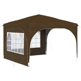 Pop-up Party Tent 290 x 290 x 245 cm Taupe 42019861