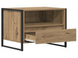 Bedside Table Artisian Oak 50 x 39.5 x 50 cm Engineered Wood 886676