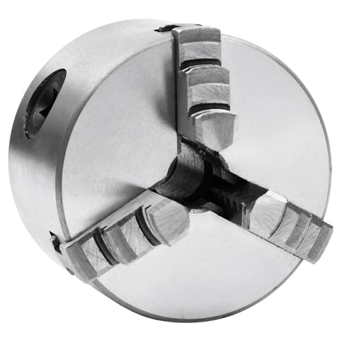 3 Jaw Self-Centering Lathe Chuck 80 mm Steel 146704
