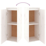 TV Cabinets 6 pcs White Solid Wood Pine 3100200