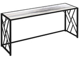 Console Table, Industrial Sofa Table with Metal Frame for Living Room, Hallway, 120 cm, Grey T3398P329966